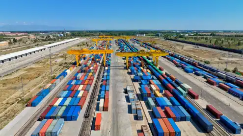 Xinjiang's Horgos port handles over 9,000 China-Europe freight trains in 2025